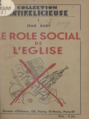 cover image of Le rôle social de l'Église